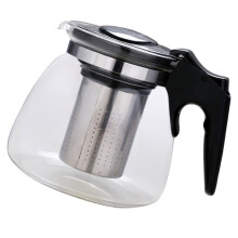 950ml glass teapot with infuser, heat-resistant tea pitcher