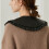 En Stycke Mode Skjortkrage I Läder Shawl 7