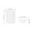 8Pcs Silikonfärgblandningsmugg För Pigmentfärgning 11