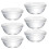6Pcs Puddingformar Jelly Skålar Dessertbehållare Transparent 8