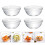 6Pcs Puddingformar Jelly Skålar Dessertbehållare Transparent 7
