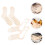 2 Par Vävda Stickningssockor Sockuppspännare DIY Modeller 5