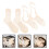 2 Par Vävda Stickningssockor Sockuppspännare DIY Modeller 3