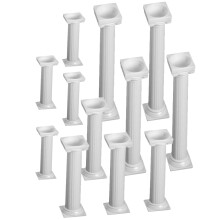 12Pcs Romersk Kolonn Kaksställ Stöd För Kaka Stapling