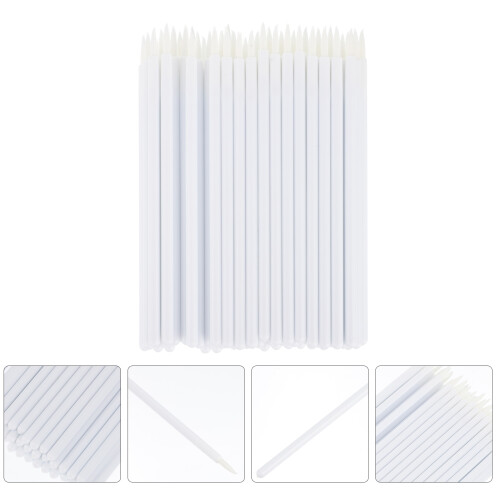 100Pcs Engångs Ögonlinje Pensel Applikator Makeupverktyg 1