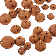 One Set Of 30 Vintage Jingle Bells Christmas Tree Ornaments
