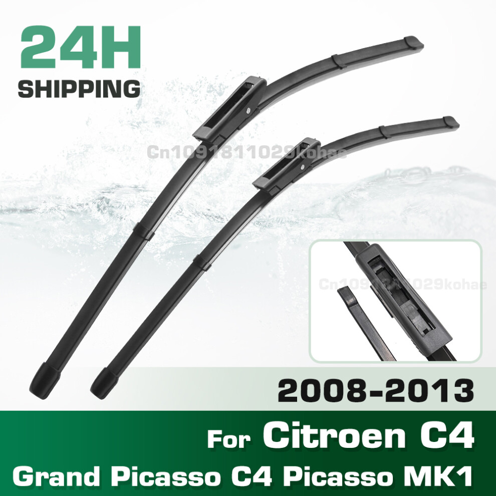 (Right Hand Drive) Wiper Lhd&Rhd Front Wiper Blades Set For Citroen C4 Grand Picasso / C4 Picasso Mk1 2008 - 2013 Windshield 30'' 30'' 6935159279974
