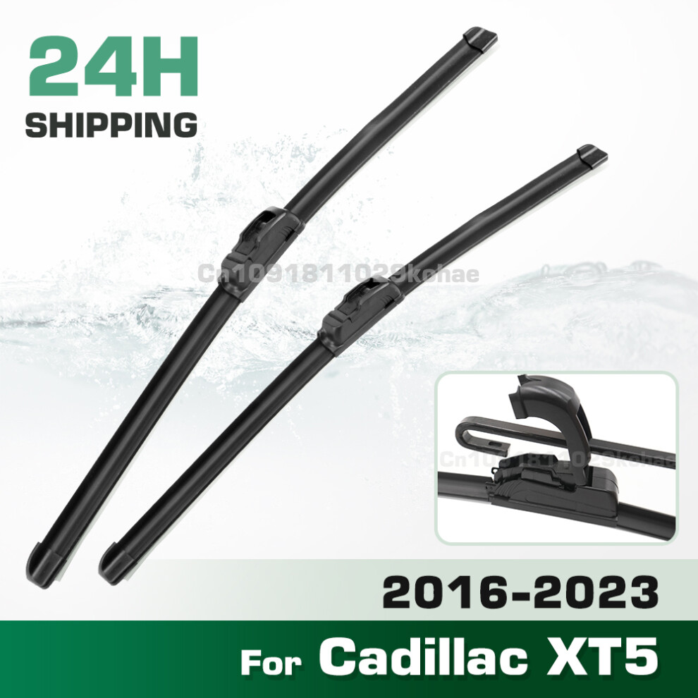 (2Pcs) Wiper Lhd&Rhd Front Wiper Blades Set For Cadillac Xt5 2016 - 2023 Windshield Windscreen Window Brush 24" 20" 6935159279592