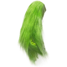1 Pair Furry Plush Green Gloves for Halloween and Christmas Cosplay Accessories