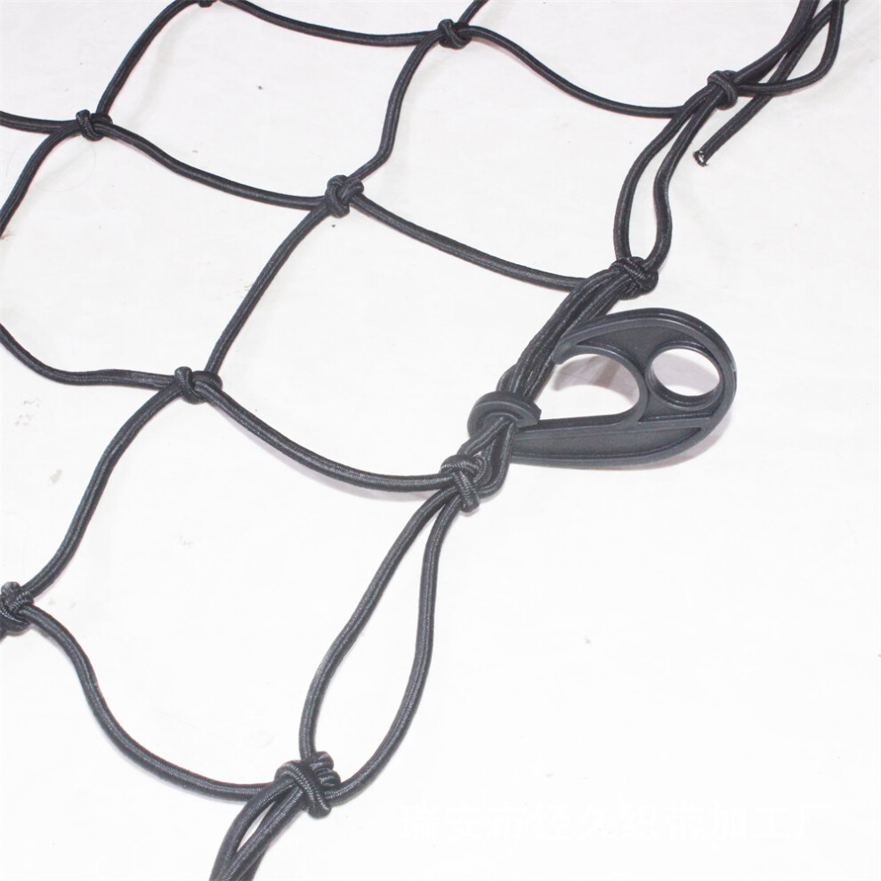Luggage Organizer Roof Cargo Net - Elastic Rubber With 4 Hooks 9351356703765