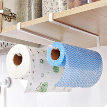 Eisen-Schrankschubladen-Papierhalter Handtuchhalter Faltbarer Küchenaufbewahrungsregal