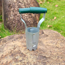 Onion Planter Garden Tool, Metal and Plastic, 22x13x6cm, Green