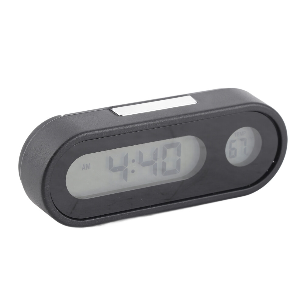 Led Backlight Car Clock & Thermometer 2-In-1 Interior Dashboard Decor 4041356704279