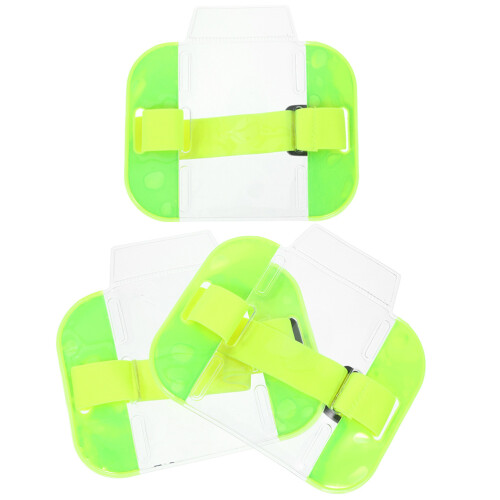 3Pcs Elastiska Armbråbandshållare För Arbetarkort