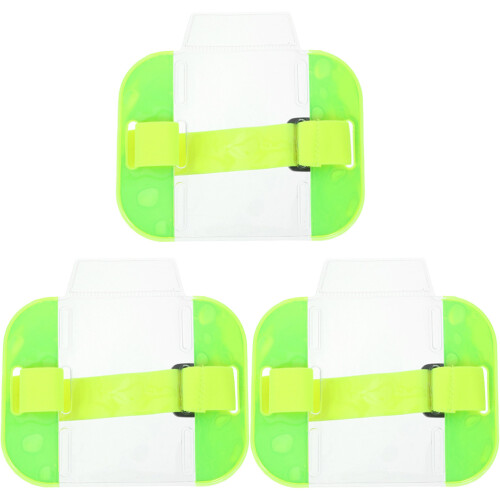 3Pcs Elastiska Armbråbandshållare För Arbetarkort 2
