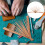 Diy Fällande Viftpinne Japansk Handvift Form 6