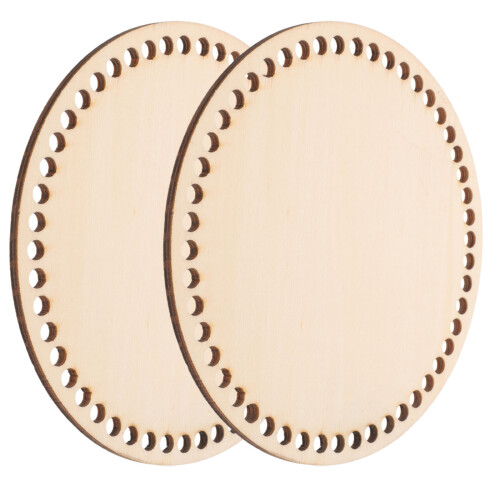 2St Väska Bottenlock DIY Stickning Virkning Formningsbas Med Hål 2