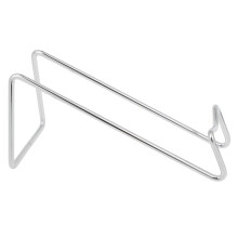 Silver Iron Wine Rack for Bottles Countertop Display and Storage
