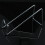 Silver Iron Wine Rack for Bottles Countertop Display and Storage 10