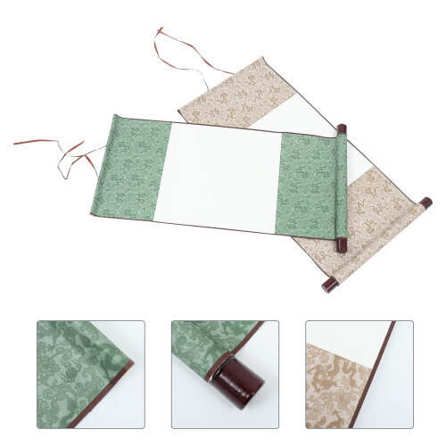 2 pezzi rotolo per calligrafia cinese, carta da sospeso 2
