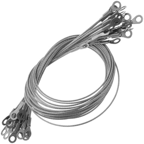 20Pcs Säkerhetskabel Rostfritt Lanyard Tether
