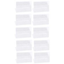 10Pcs Transparent Skrivbordspappersfotohållare Av Akryl (40X55mm)