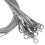 20Pcs Säkerhetskabel Rostfritt Lanyard Tether 8