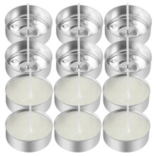 1 Set Aluminium Teeljuscupar Små Votter Ljusbehållare Med Vottnar