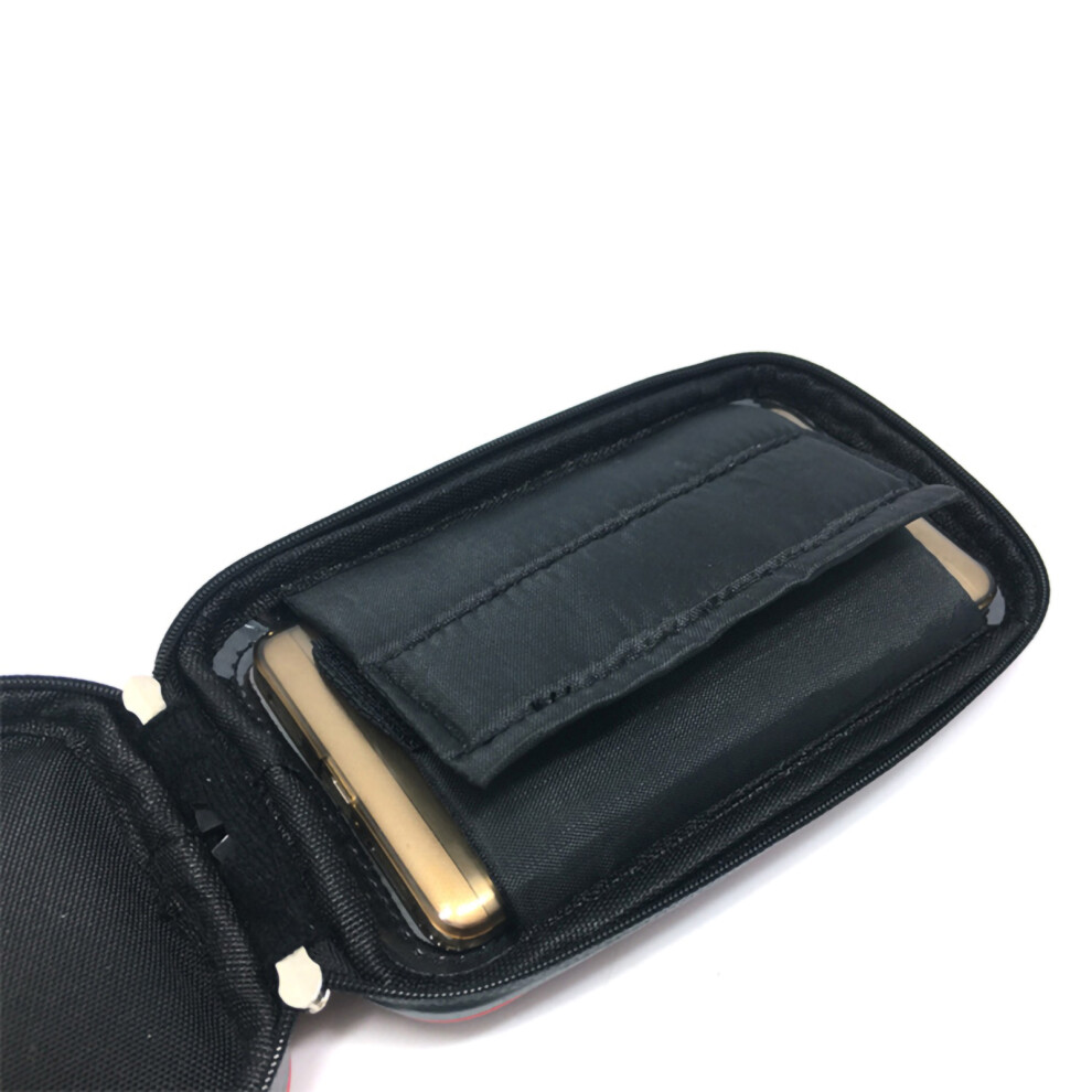 Motorcycle Handlebar Phone Bag - Waterproof Touchscreen Headphone Slot 5031356706822