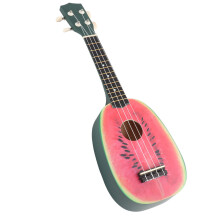 Concert Ukulele 21 Tum 4 Strängar Mähogny Med Rem Plectrum Och Bärsexe
