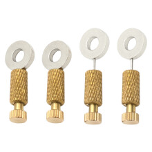 4St Leren Naaipennen DIY Naaien Roestvrij Staal Messing Gekleurde Set