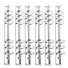 12Pcs A5 2Cm Metall Blad Bokbindare Ringmapp Skrivmaterial