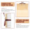 Déco Murale Scroll Khaki Papier Tissu Pour 11