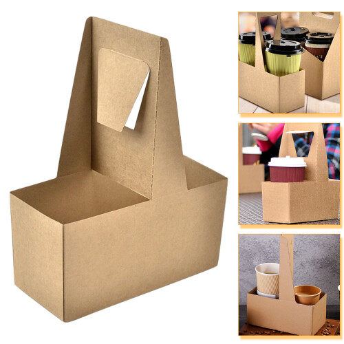 10Pcs Papperskaffehållare För Uttagning Engångshantering 2