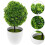 2St Konstgjorda Växter Boll, Imitationsväxt, Bonsai, 9