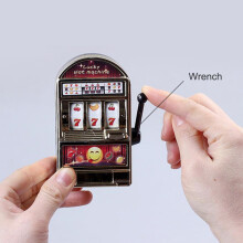 Fun Palm-Sized Slot Machine Toy No Battery Required Ages 3+