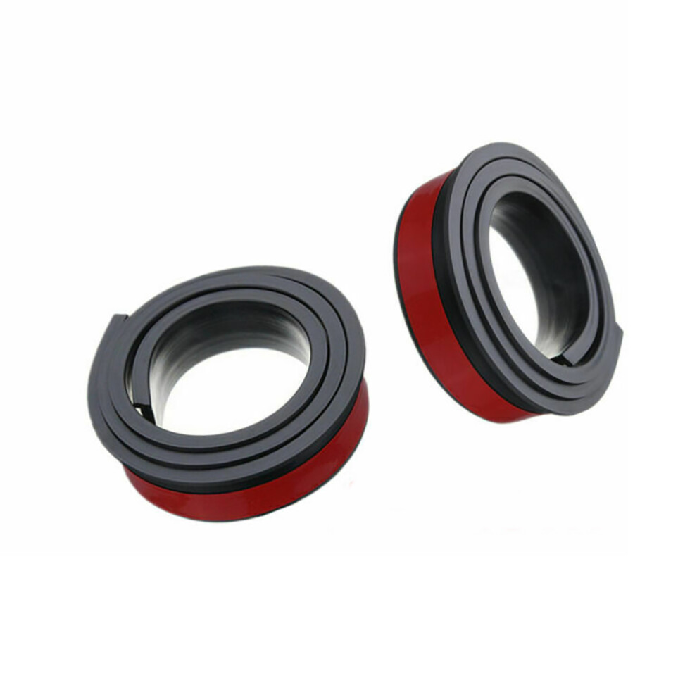 2 Pcs 1.5M Rubber Car Wheel Arch Moldings Protect Against Collisions 9431356708226