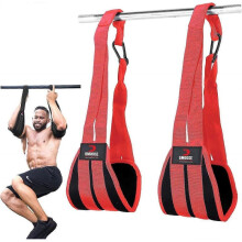 Hanging Ab Straps for Pull Up Bar & Abdominal Muscle Building, Rip Resistant and Padded Arm Support for Ab Workout, Ab Sling Straps for Knee and Leg R