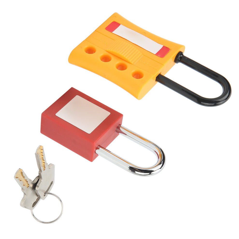Lockout Tagout Lock Hasp Kit 4 Holes, Insulated Nylon, Safety Lock 8311356708666