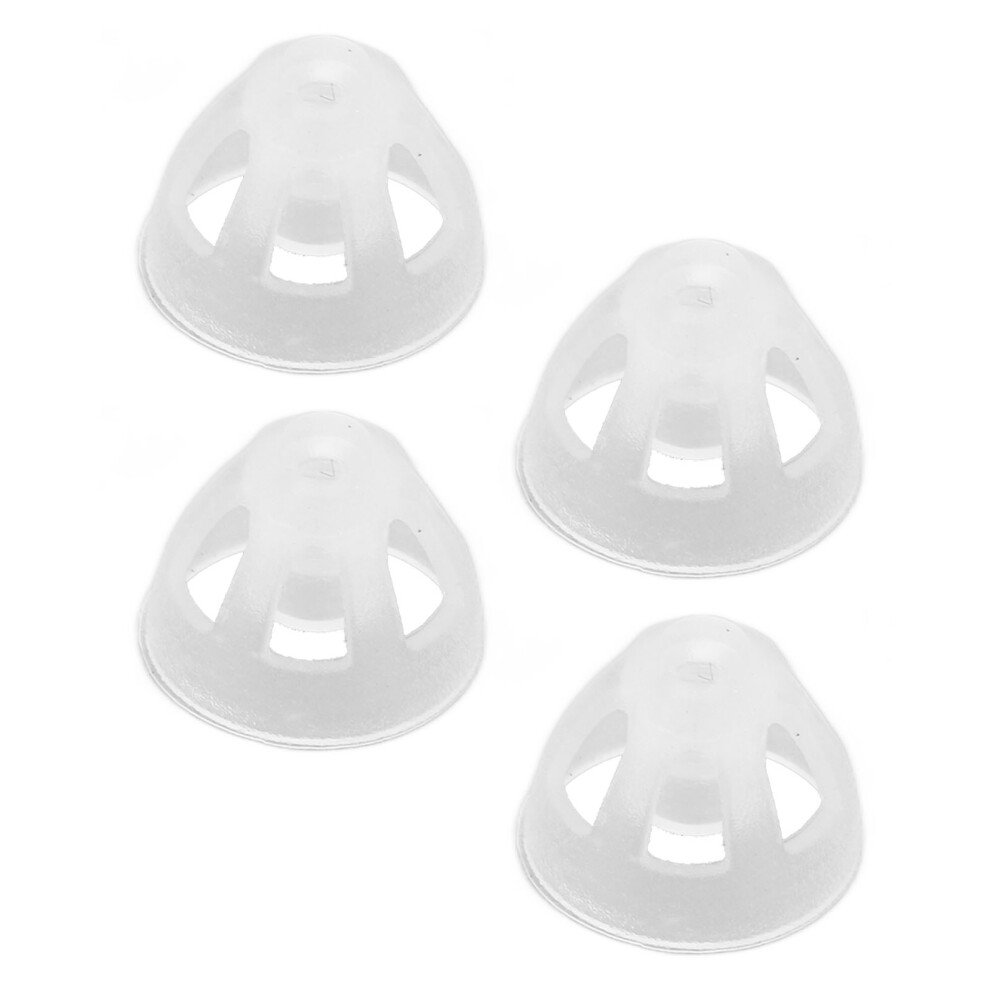 10pcs Transparent Silicone Hearing Amplifier Domes 8mm Replacement