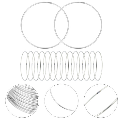 Drömfångar Ring Metal Slöjd Vävning 30Pcs 1
