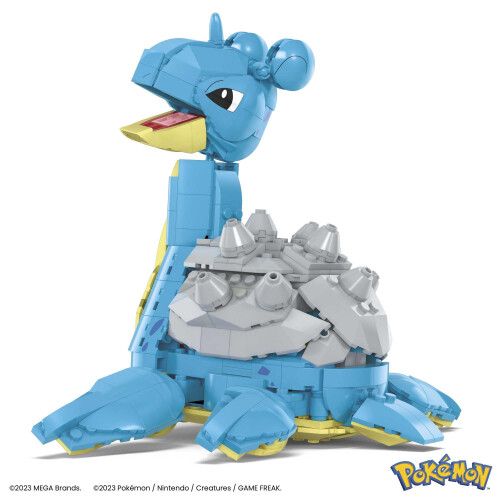 Pokémon MEGA Pokemon Motion Lapras Action Figure - 527 Piece Building Set 1