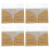 4St Kraftpappers Passhållare 4St PVC Passorganizer Plånbok 8