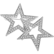 2pcs alloy pentacle brooches pins for clothes