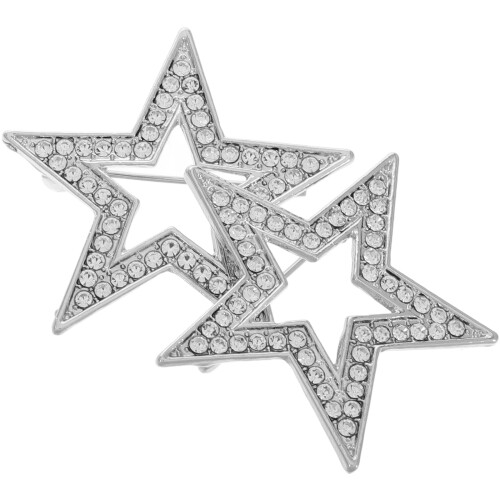 2pcs alloy pentacle brooches pins for clothes