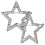 2pcs alloy pentacle brooches pins for clothes 10