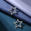 2pcs alloy pentacle brooches pins for clothes 4
