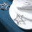 2pcs alloy pentacle brooches pins for clothes 5