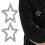 2pcs alloy pentacle brooches pins for clothes 11