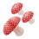 3Pcs Mushroom Shape 3D Hanging Lanterns For Scene Layout Decor 8